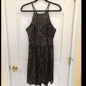 Altar’d State Black Lace Dress